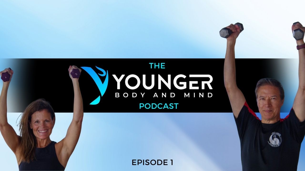 Younger Body and Mind YouTube Podcast Thumbnails
